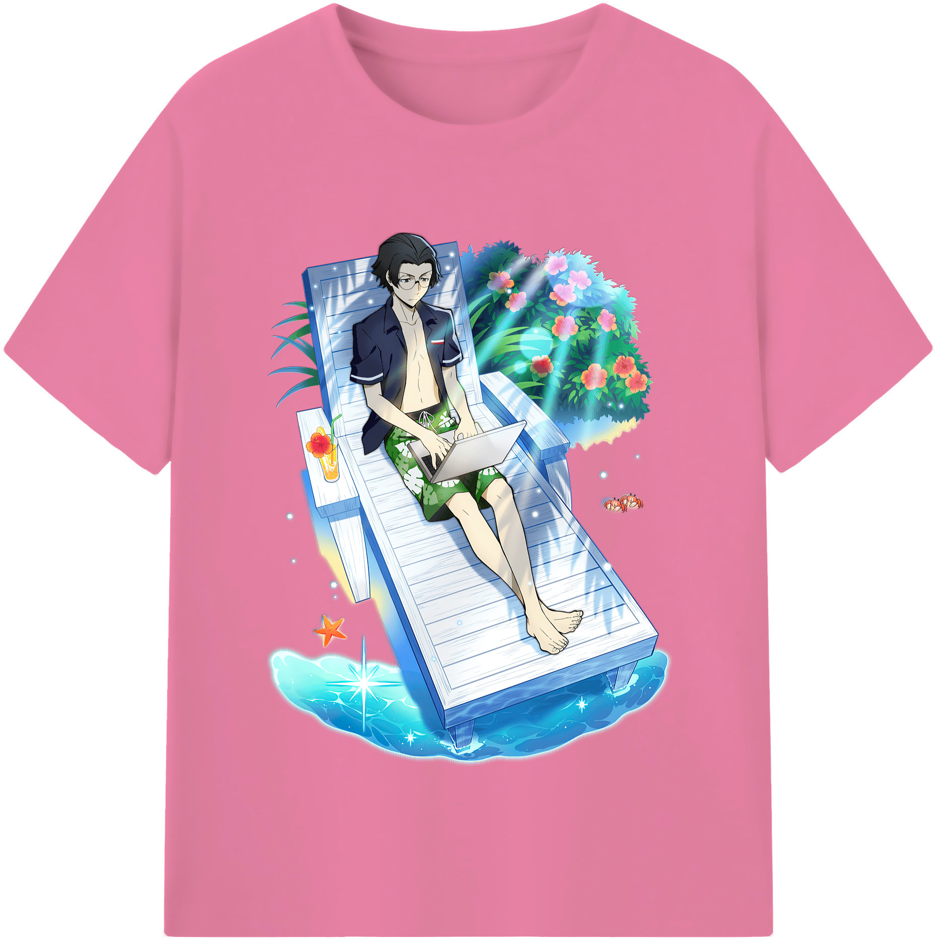 （画像用） 文豪ストレイドッグス Bungo Stray Dogs 綿100％半袖Tシャツ（フロントプリント）